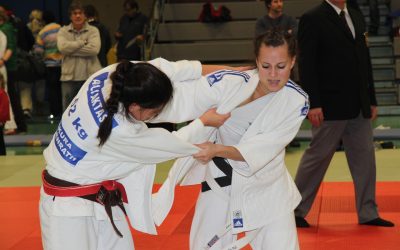 Junge Judoka-Damen am Start
