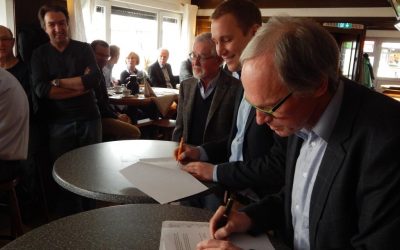 Unterzeichnung Nutzungsvertrag