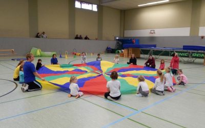 Übergabe Eltern-Kind-Turnen an Kathleen Schneider