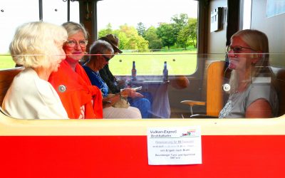 BTSC 1897 auf Schienen-Tour im Vulkan-Express