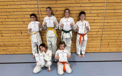 Erfolgreiche Karate Prüfung beim BTSC
