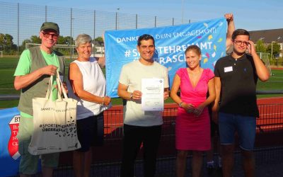 #Sportehrenamt überrascht Juan Pablo!